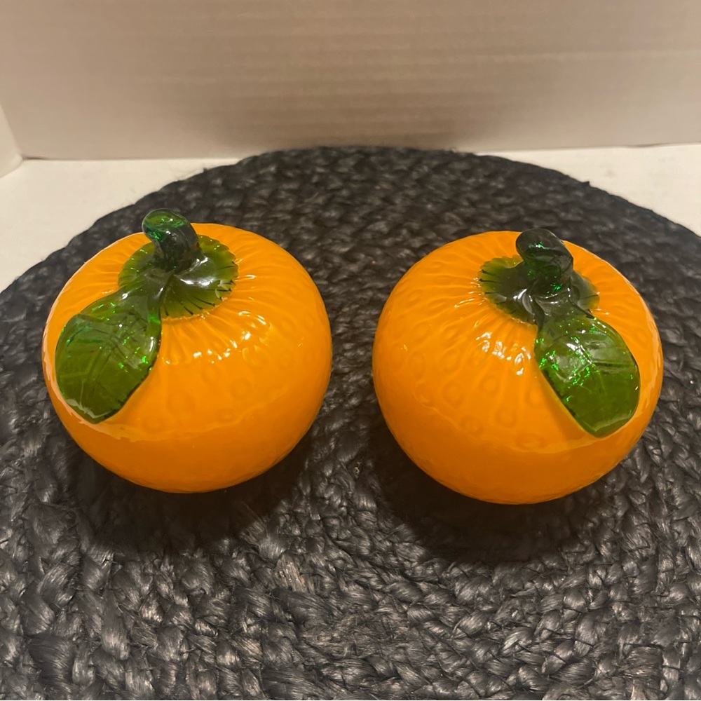 Glass blown oranges Murano style - Orange Color - Picture 6 of 8
